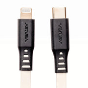 Ventev - Charge & Sync Lightning MFI to USB-C 6ft White Flat (FC6 - WHT256530) - Limolin 