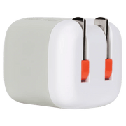 Ventev - Wall Charger Mini 1 Port 20W USB-C Power Delivery Foldable Prongs Rapid Charge - Whte & Grey - Limolin 