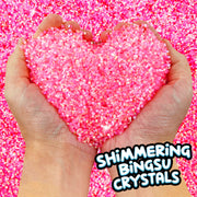 Wecool - Compound Kings - Glitzy Bingsu Fluffy Slime - 3.25" Jar - (Single Random Pick) - Limolin 