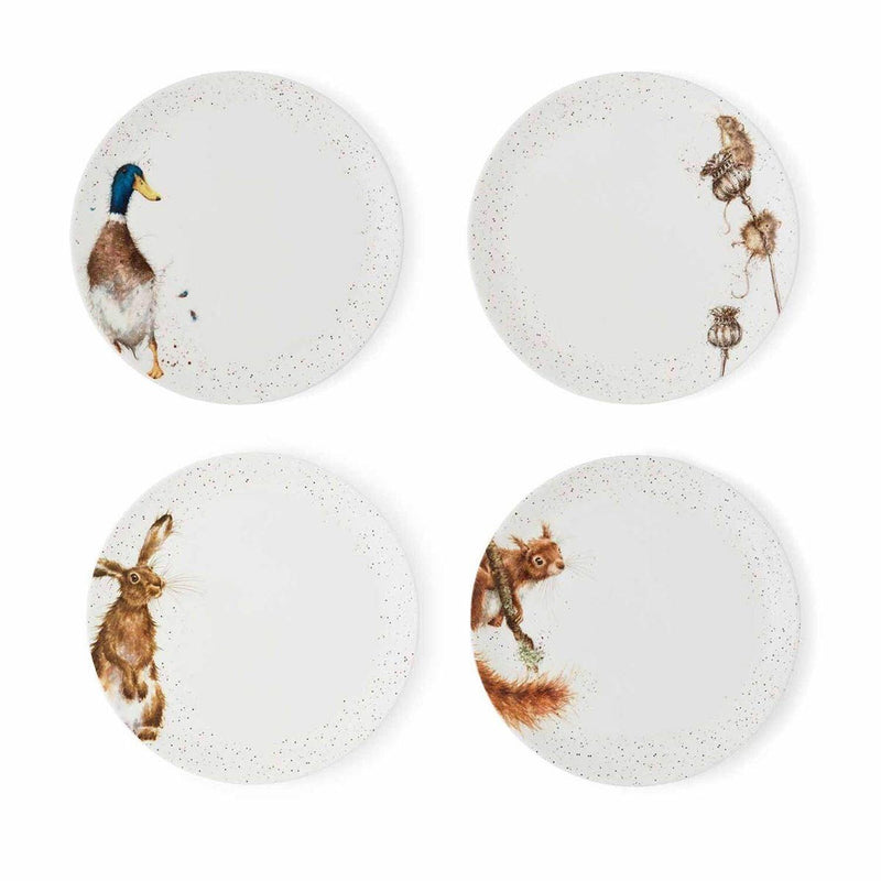 Wrendale DESIGNS - Coupe Plates (Set of 4) | 10.5 Inch - Limolin 