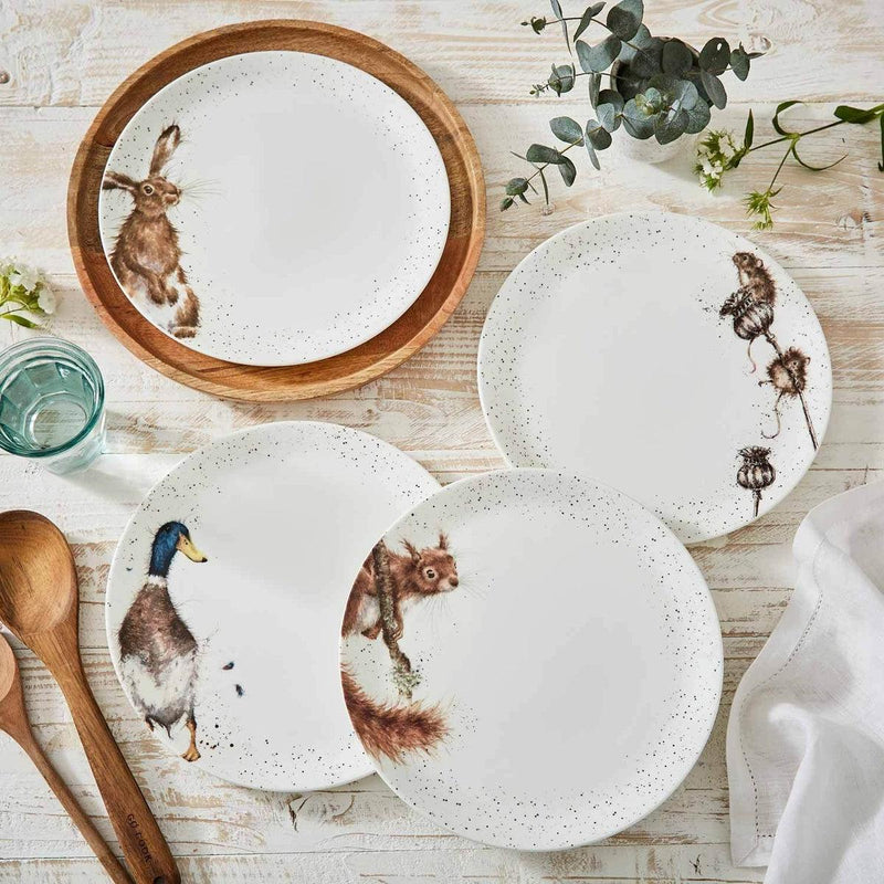 Wrendale DESIGNS - Coupe Plates (Set of 4) | 10.5 Inch - Limolin 