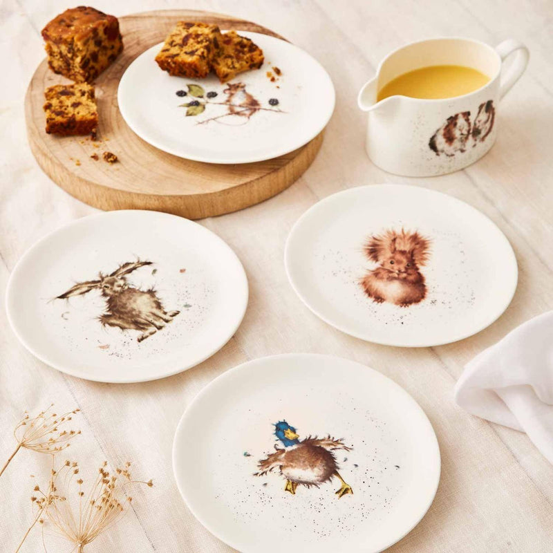 Wrendale DESIGNS - Coupe Plates (Set of 4) | 8 Inch - Limolin 