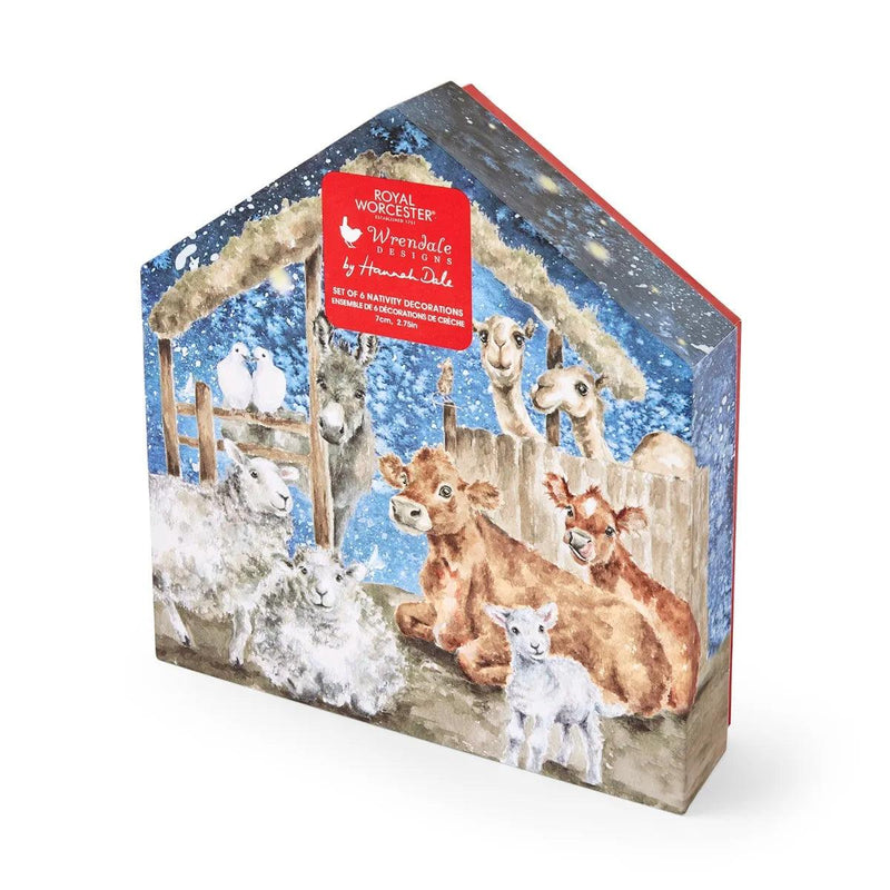 Wrendale DESIGNS - Nativity Decorations (Set of 6) - Limolin 
