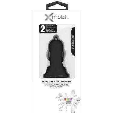 Xmobil - Color Blast Car Charger 21 Amp Dual USB - Limolin 