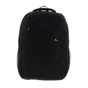 Xtech - Backpack 156in Bristol Adjustable Shoulder Straps Padded Back 2 Side Mesh Pockets - Black - Limolin 