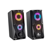 Xtech - Computer Gaming Speakers FireShot 2.0 Stereo 6W USB  - Black - Limolin 