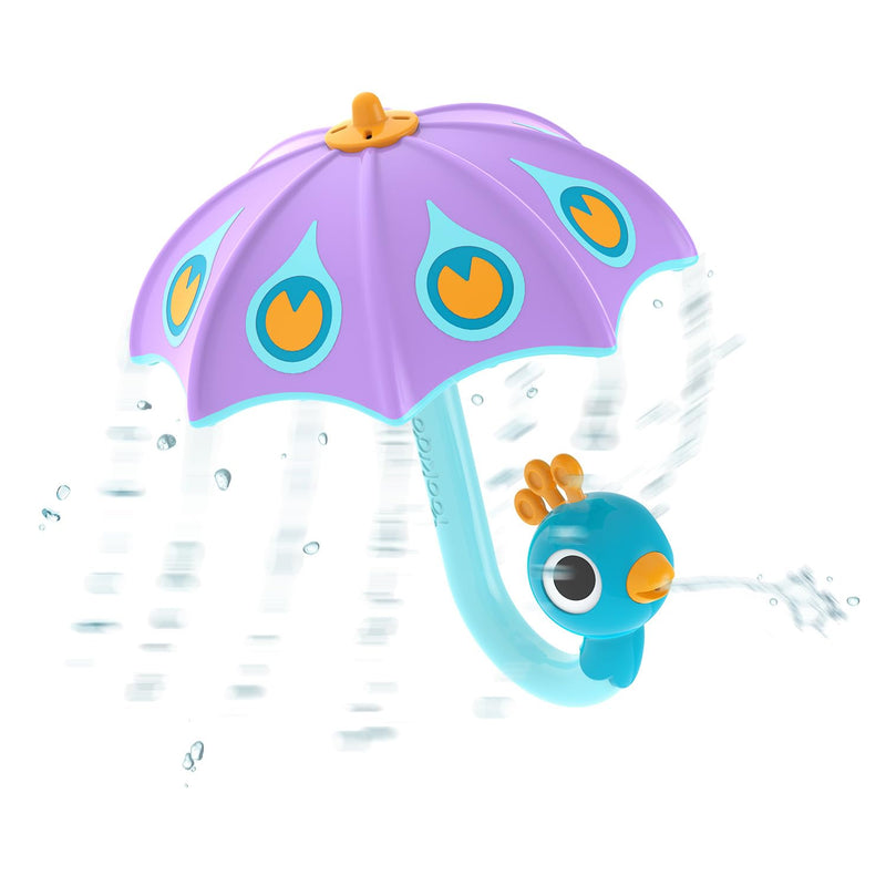 Yookidoo - FILL 'N' RAIN PEACOCK UMBRELLA - PURPLE - Limolin 