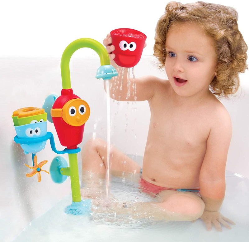 Yookidoo - Flow N Fill Spout - 3 Stackable Cups and Waterfall Spout - Limolin 