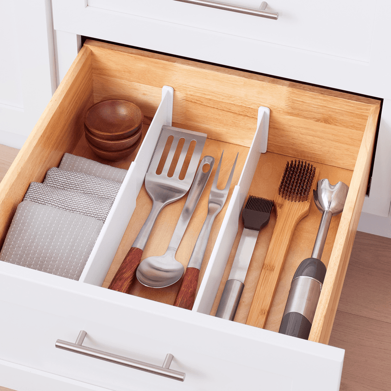 YouCopia - ReStickable - Deep Drawer Dividers, 2-Pack - Limolin 