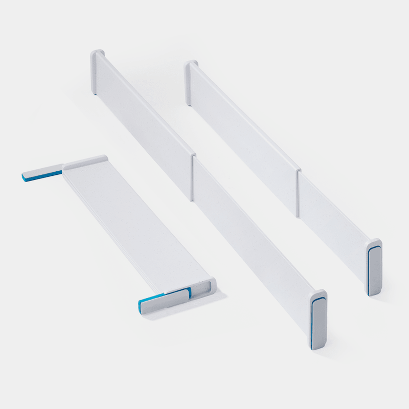YouCopia - ReStickable - Shallow Drawer Dividers, 3-Pack - Limolin 