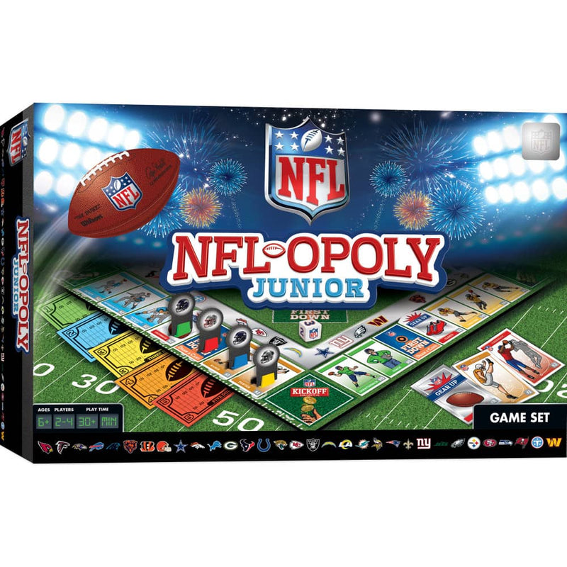 MasterPieces - NFL - Opoly Junior Board Game — Front packaging