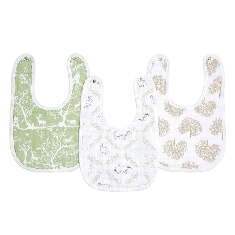 aden + anais - Snap Bibs | Natural History - Neutral Mother & Baby