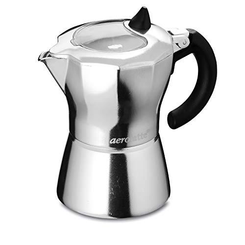Aerolatte - MOKA - VISTA Italian Espresso Maker Home & Kitchen 9 Shots, 495ml/16.7oz