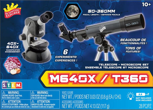 ALEX - SX - TELESCOPE & MICROSCOPE COMBO SET Toys & Games