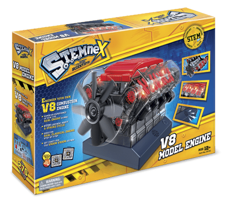 Amazing Toys - STEMNEX - V8 MODEL ENGINE Games & Toys