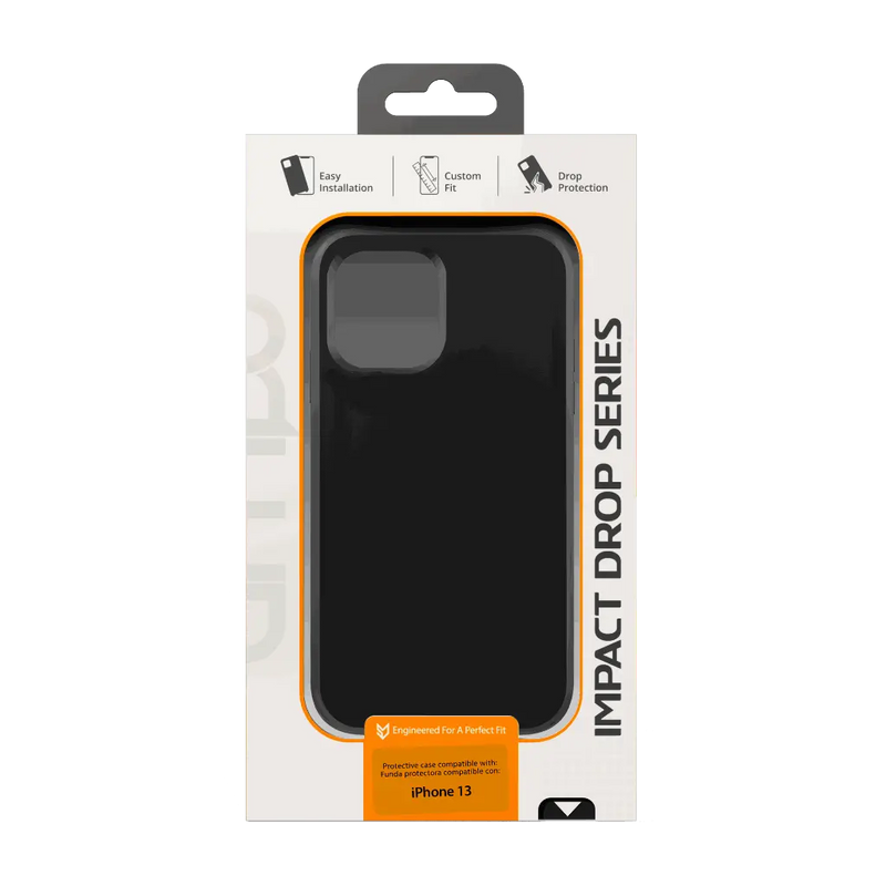 AMPD Classic Slim case for iPhone 13 in black, alternate view