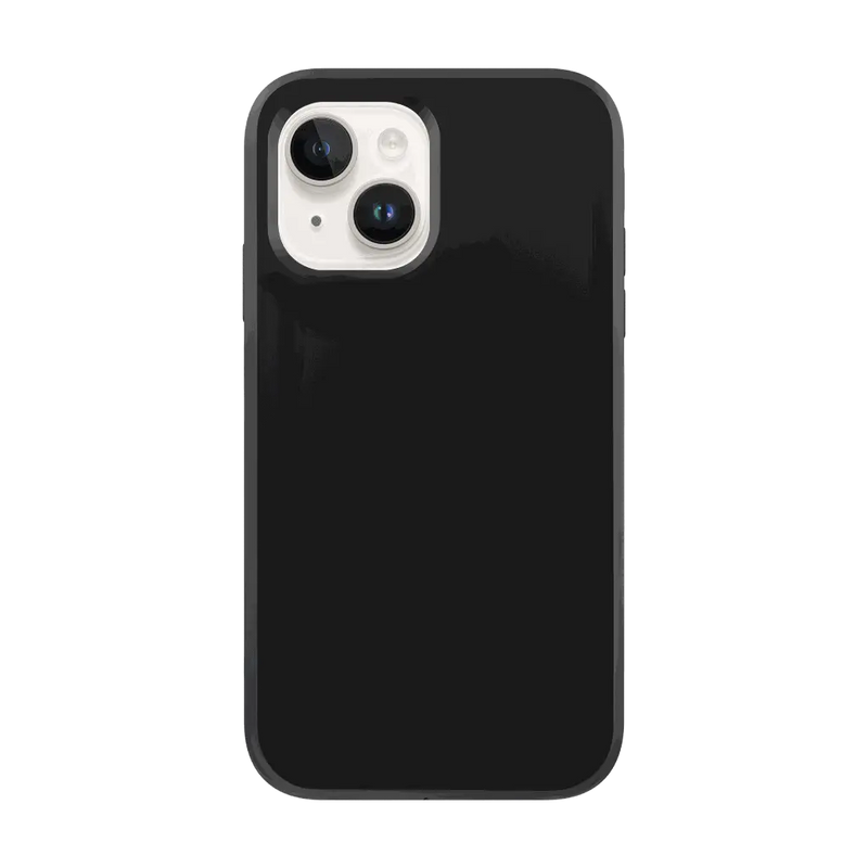AMPD Classic Slim case for iPhone 13 in black, detail view
