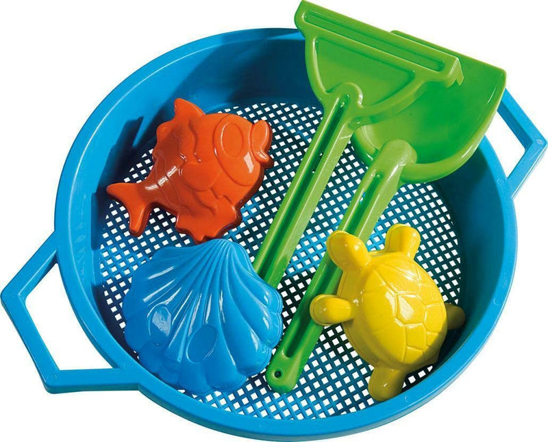 Androni - BEACH ACCESSORIES SET WITH SIEVE - 6pcs Toys & Games