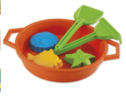 Androni - BEACH ACCESSORIES SET WITH SIEVE - 6pcs Toys & Games