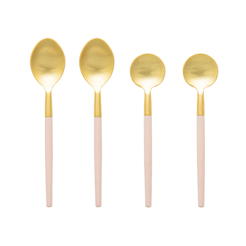 Artisan 85 - Rosé 4pc Mixed Spoon Set Home & Kitchen