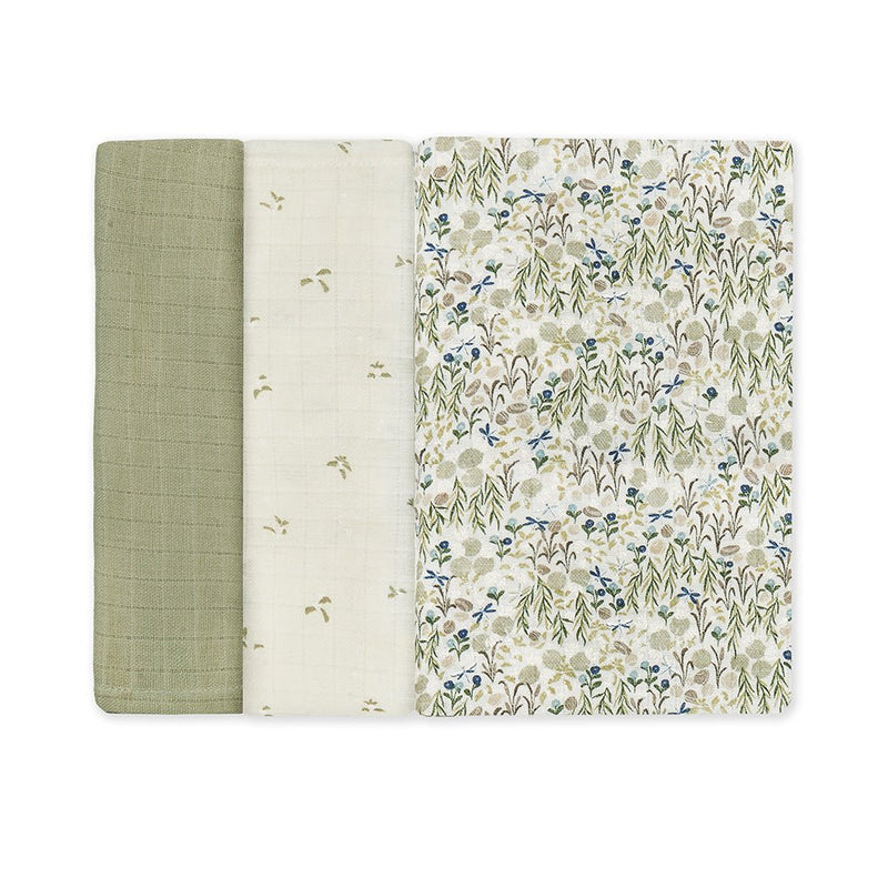 Avery Row - Muslin Squares - Set of 3 Riverbank Mother & Baby