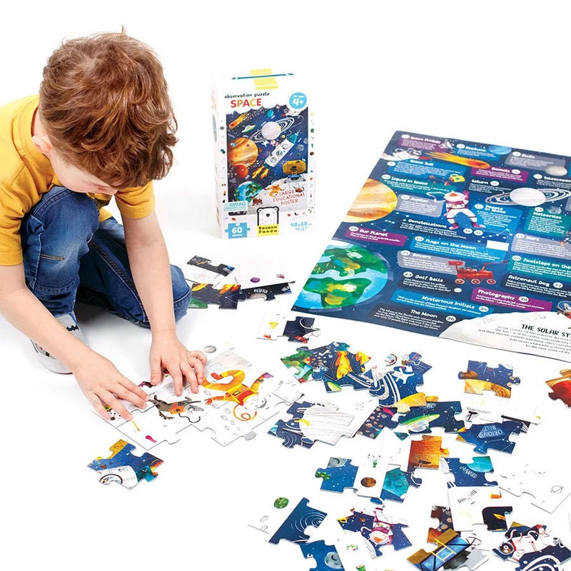 Banana Panda - OBSERVATION - 60pc PUZZLE SPACE (4+) Toys & Games