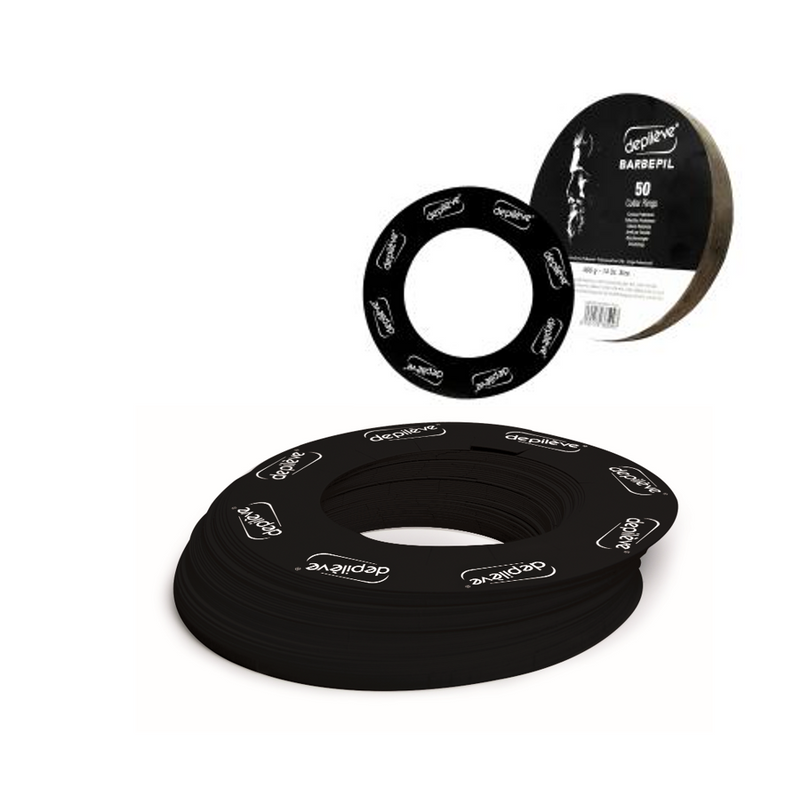 Barbepil - Collar Rings 400 G Black (50-PACK)