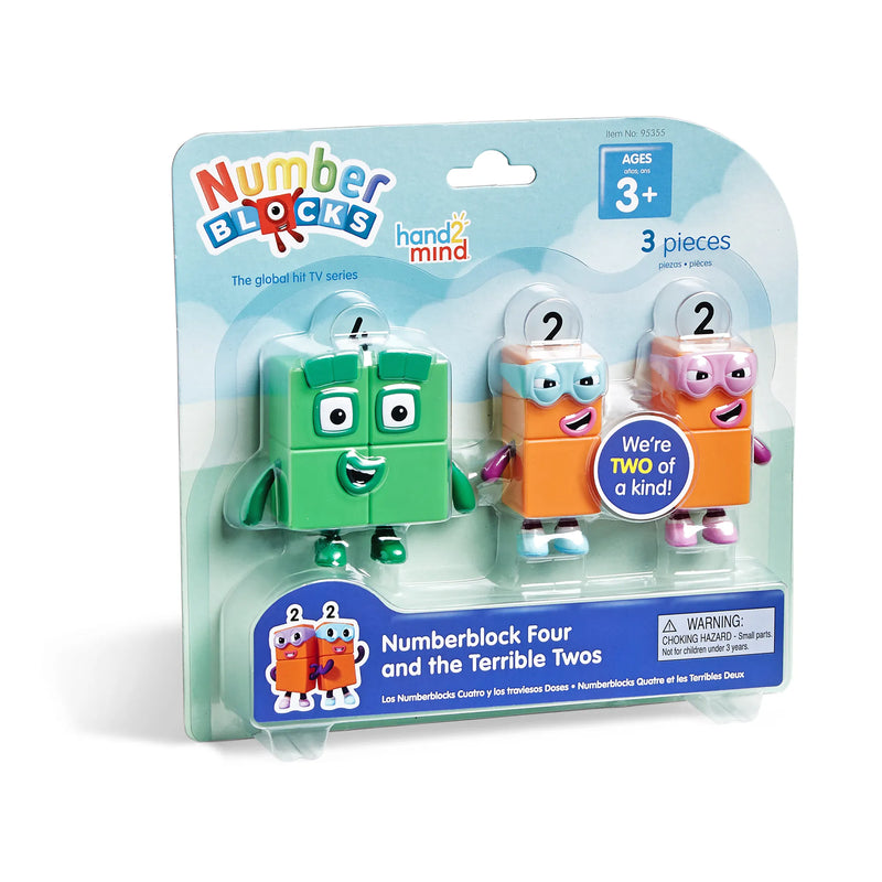 hand2mind - Numberblocks - Quatre et les terribles Deux