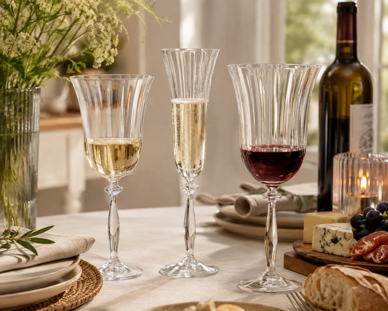 Bohemia Crystal - Angela Optic Wine 350ml x6