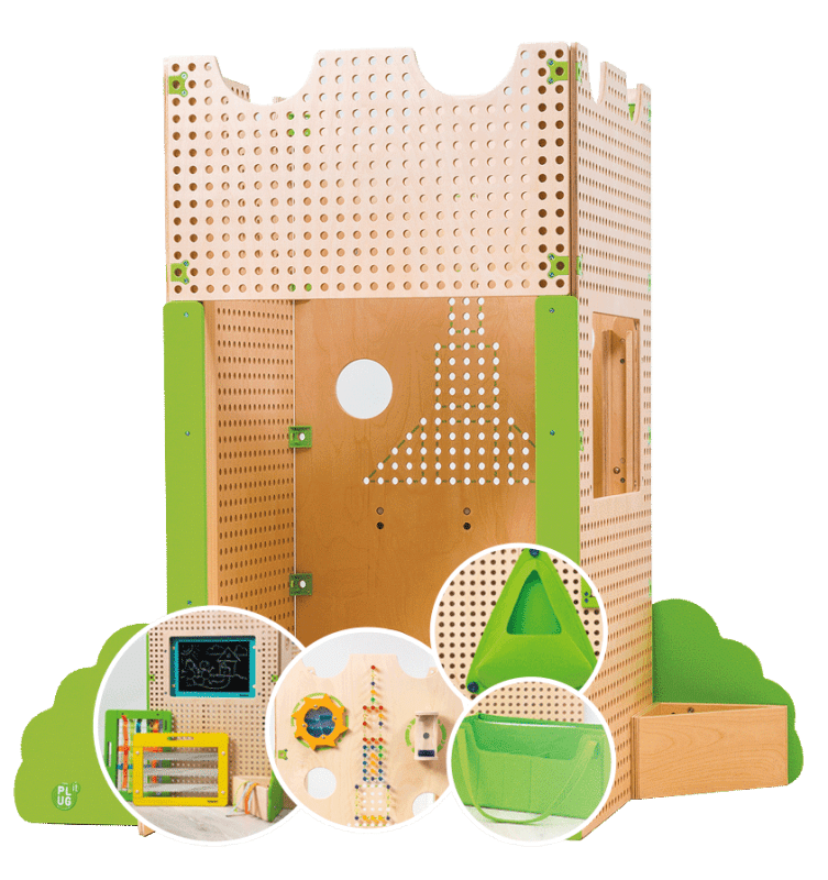 Beleduc - PLUG IT "ACTIVITY HOUSE" Toys & Games