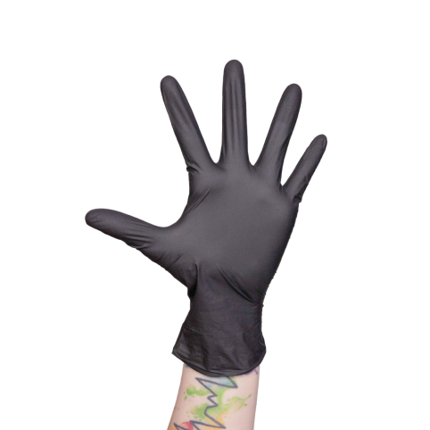 Belmonda - Gloves/Gant Black Nitrile - 100 box (M)