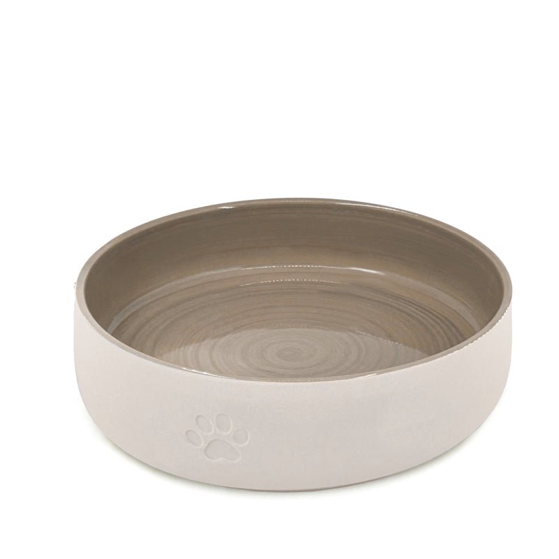 BIA - PAWS CAFÉ Pet Bowl Home & Kitchen Taupe Large