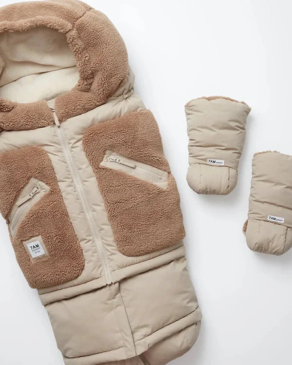 Blanket 212 evolution - Cappuccino Appliqué - 6M - 4T - OatCacao Mother & Baby