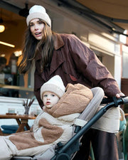 Blanket 212 evolution - Cappuccino Appliqué - 6M - 4T - OatCacao Mother & Baby