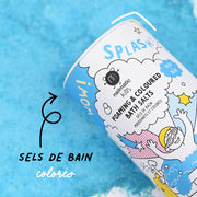 Nailmatic - Kids - Foaming Coloured Bath Salts - Blue - product view