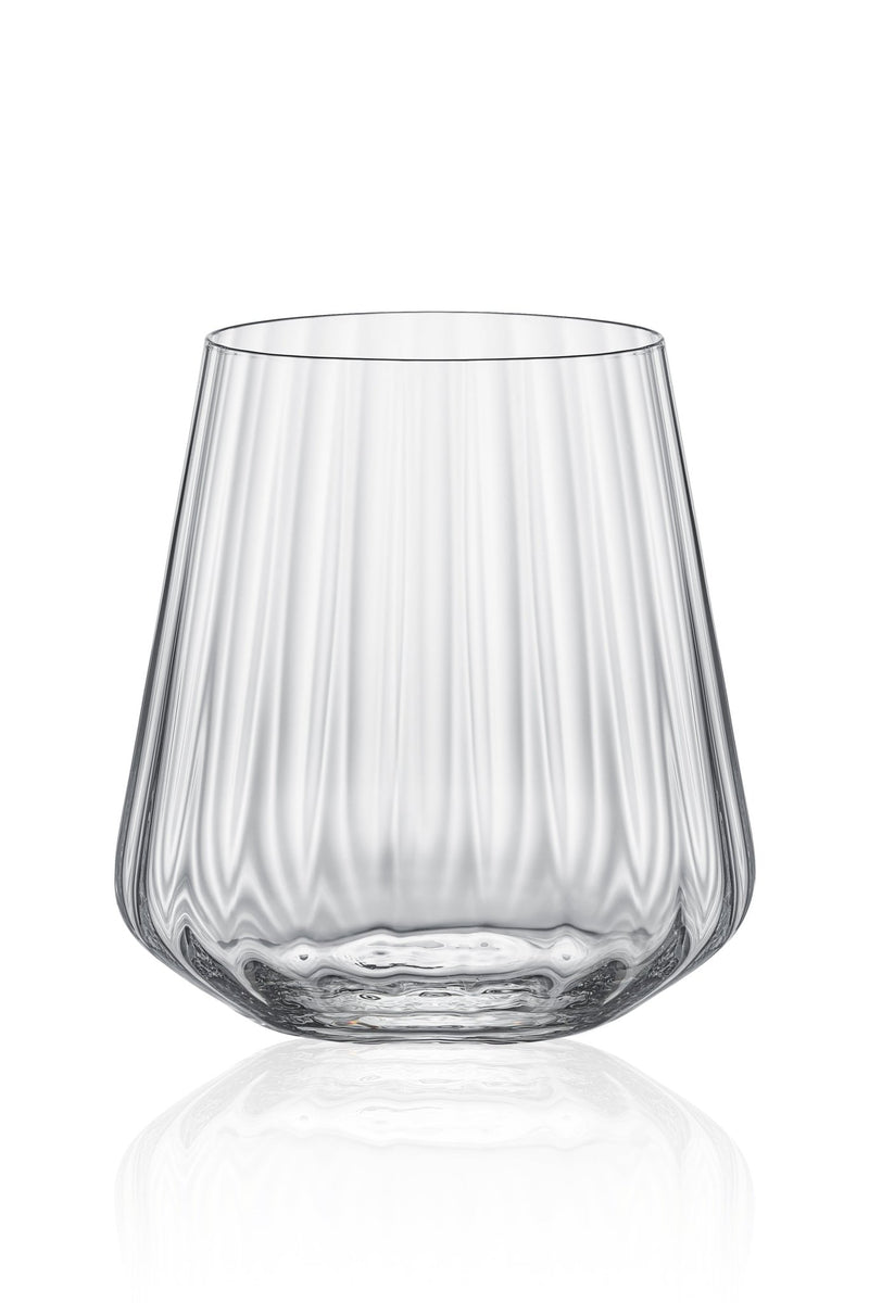 Bohemia Crystal - Sandra Optic OF 400ml x6 Home & Kitchen
