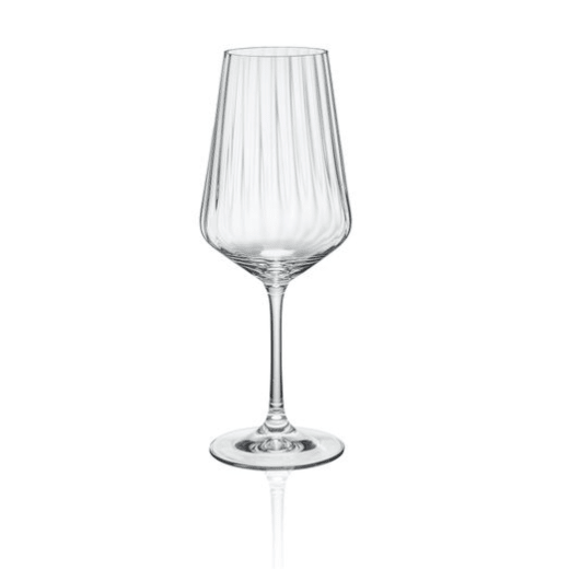 Bohemia Crystal - Sandra Optic Wine 350ml x6 Home & Kitchen