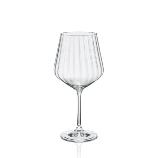 Bohemia Crystal - Sandra Optic Wine 570ml x6 Home & Kitchen