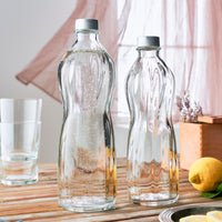 Bormioli Rocco - Aqua Water Bottle w/Airtight Cap - 1L Home & Kitchen