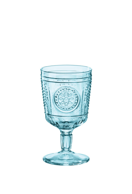 Bormioli Rocco - Romantic Light Blue Wine/Water x4 - 320ml Home & Kitchen