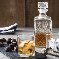 Bormioli Rocco - Selecta Whisky Set 7pc-Decanter 1L | Tumbler 280mL