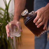 Bormioli Rocco - Selecta Whisky Set 7pc-Decanter 1L | Tumbler 280mL