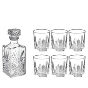 Bormioli Rocco - Selecta Whisky Set 7pc - Decanter 1L | Tumbler 280ml Home & Kitchen