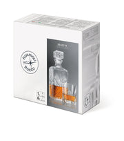 Bormioli Rocco - Selecta Whisky Set 7pc - Decanter 1L | Tumbler 280ml Home & Kitchen
