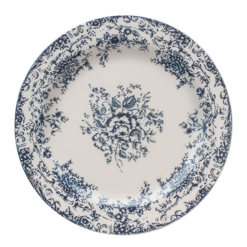 BOWRING - BLUE - Jardin Plate | 21 cm / 8.25 in Home & Kitchen