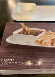 BOWRING - MCKAYLA - 2 - PIECE CHIP & DIP Home & Kitchen
