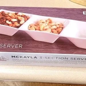 BOWRING - MCKAYLA - 3 - SECTION SERVER Home & Kitchen