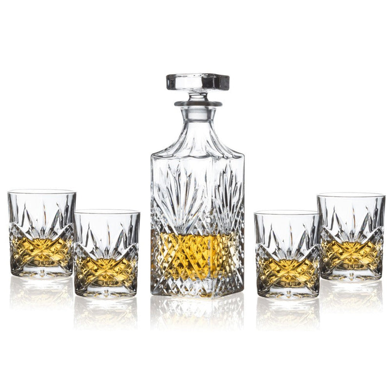 Brilliant - ASHFORD 5PC WHISKY SET Home & Kitchen