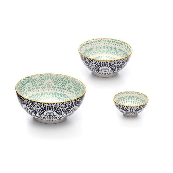Brilliant - BOWL PAISLEY BLEU 15CM Home & Kitchen