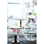 Brilliant - CAKE STAND & DOME 25CM - BLACK Home & Kitchen